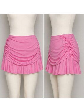 Wild Fable Pink Ruched  Skort Medium Recycled Polyester Spandex